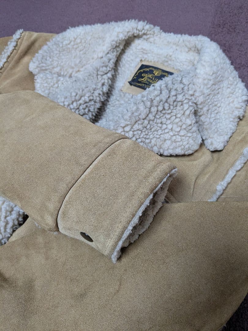 ★貴重40Ｌサイズ★大人気ヴィンテージスエードボアジャケット