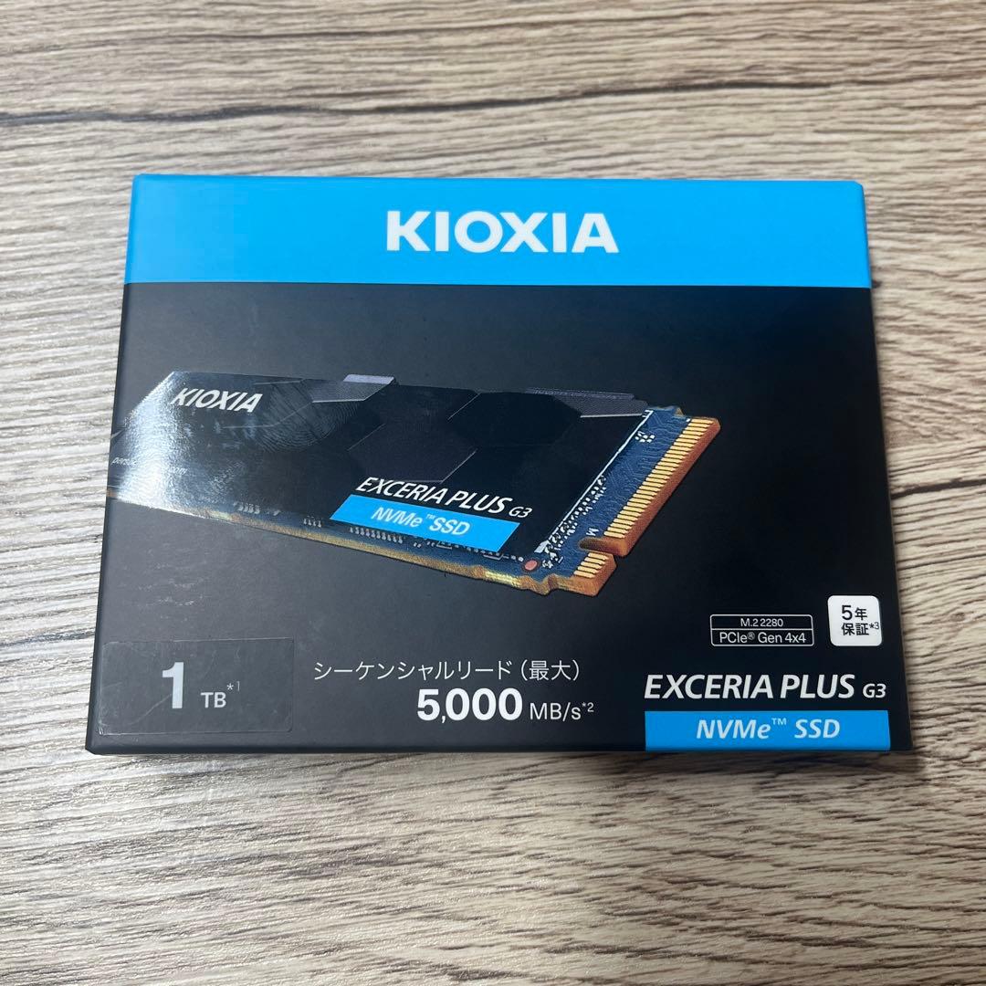 内蔵型SSD KIOXIA EXCERIA PLUS G3 1TB NVMe SSD