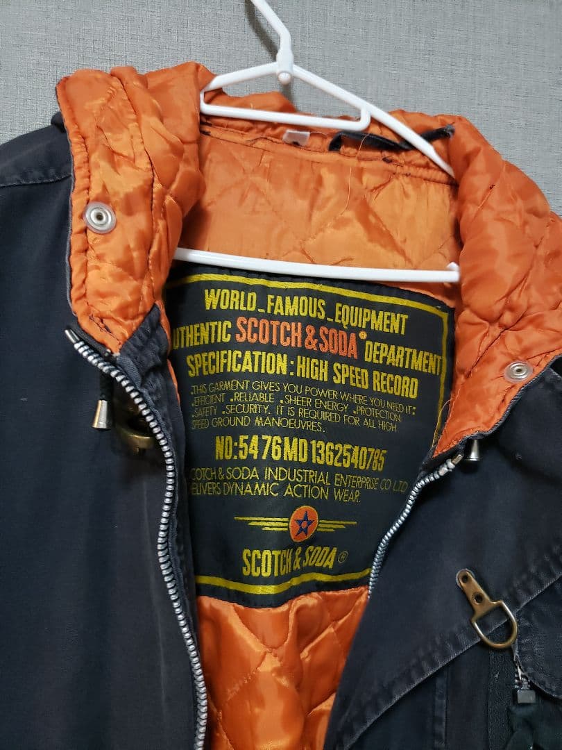 古着 90s SCOTCH&SODA 中綿 ファイアーマンブルゾン