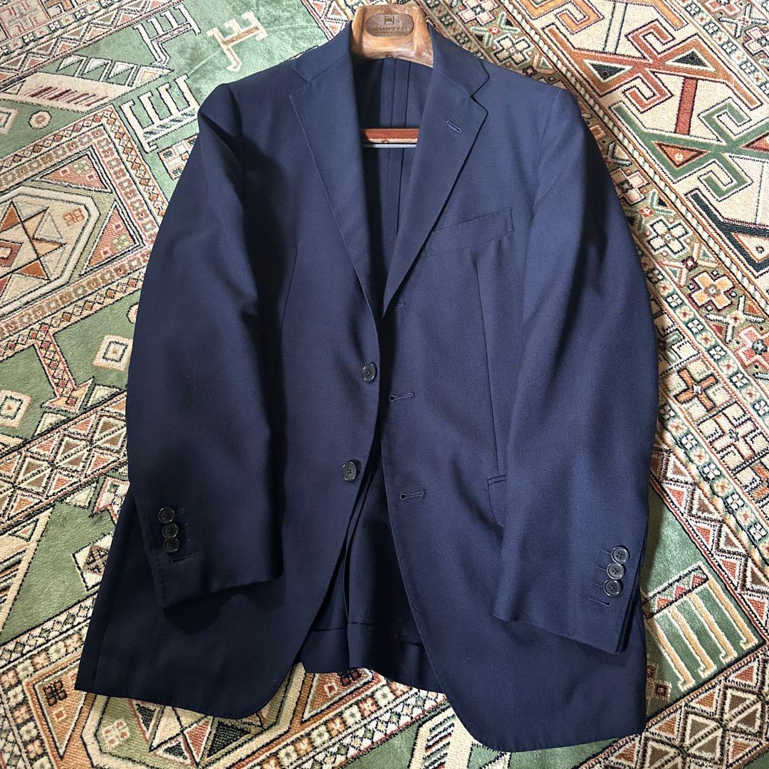 サルトリアパルテノペア　ホップサックネイビージャケット