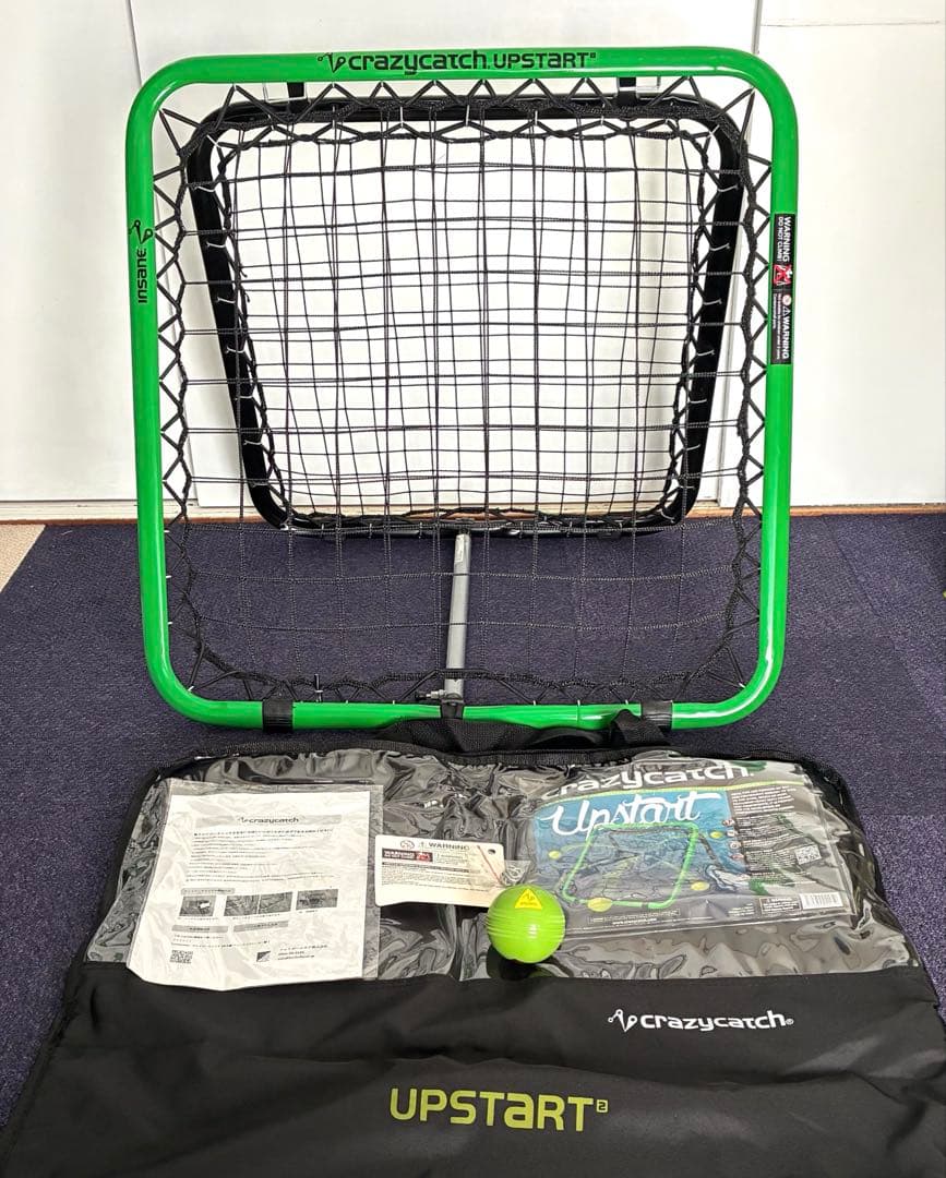 クレイジーキャッチ upstart トレーニングネット　サッカー練習　リバウンド