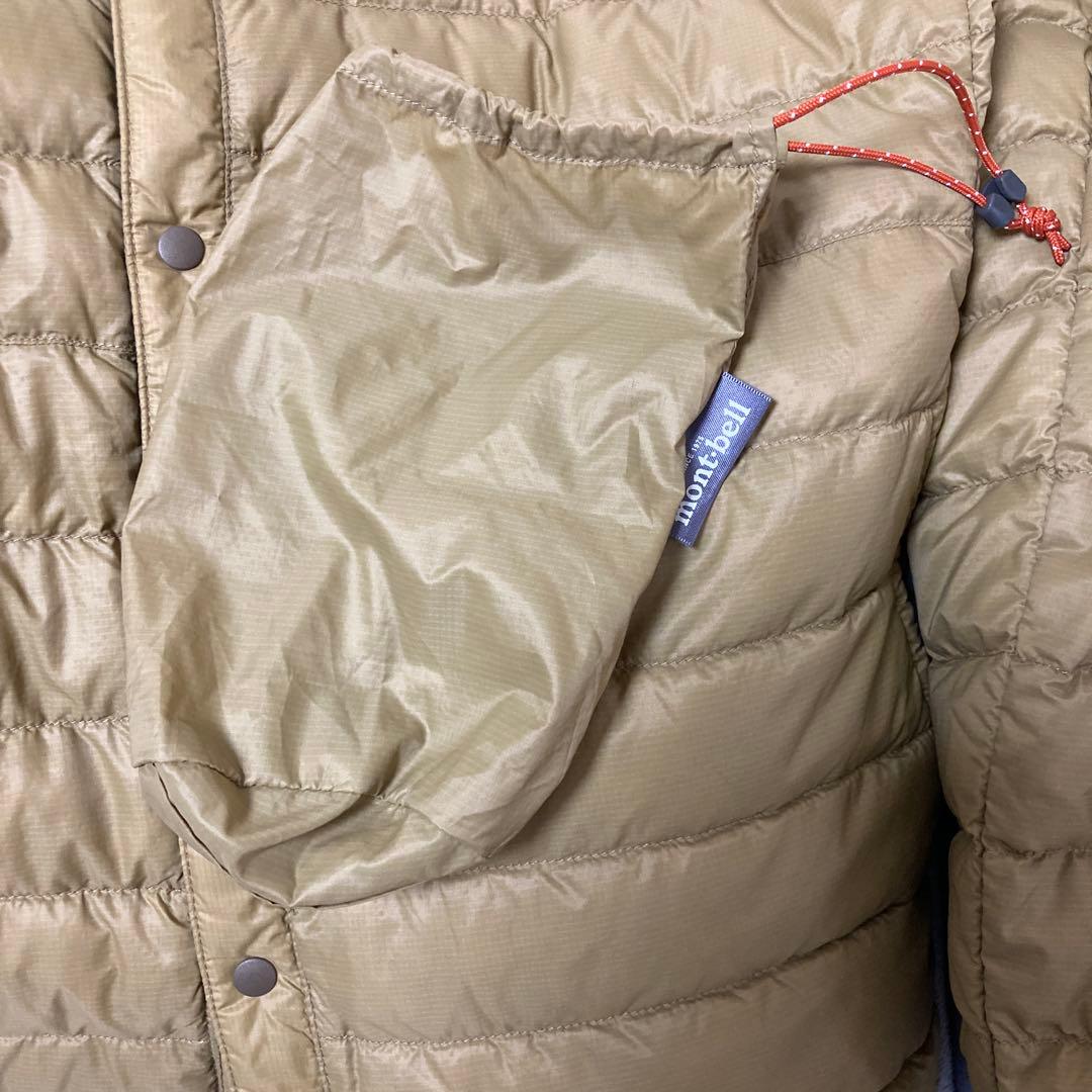 1/31削除します極美品 モンベル スペリオダウン　XS ベージュ　レディースM