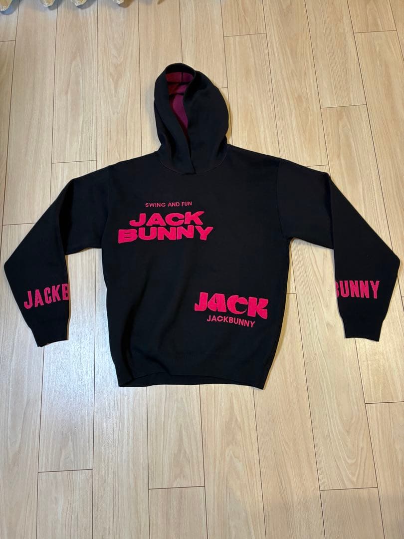 JACK BUNNY フード付きセーター ブラック