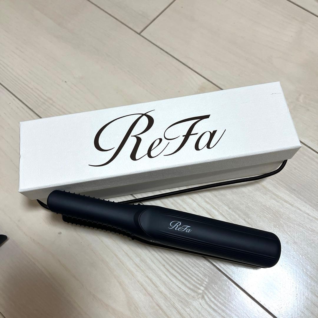 美品　ReFa フィンガーアイロン ブラック