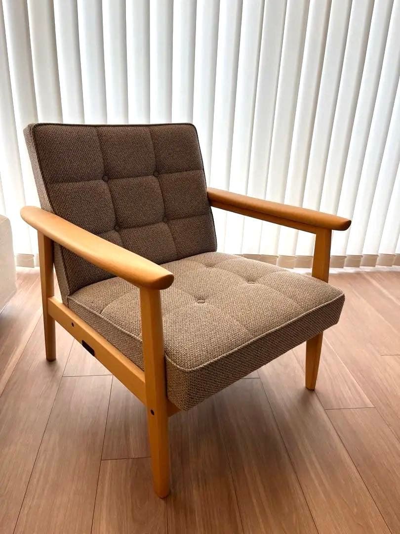 カリモク60 Kチェア1シーター ミストグレー