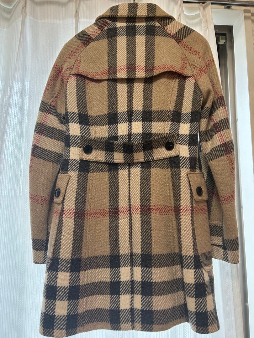 BURBERRY 新品未使用　チェック柄ダッフルコート