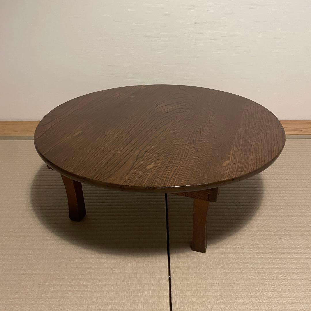 昭和レトロ　ちゃぶ台　直径約63.5cm