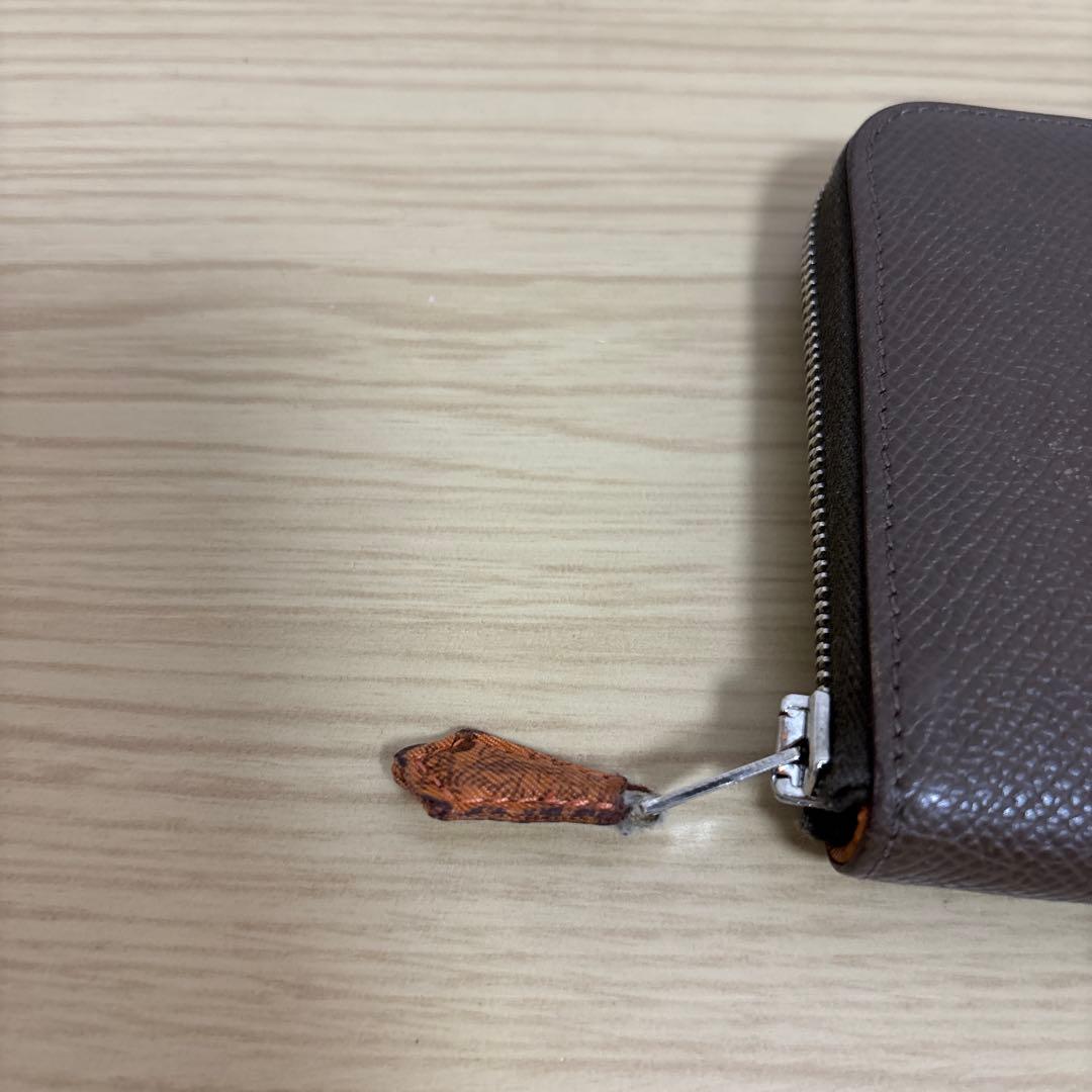 HERMESブラウンレザーケース 箱付き