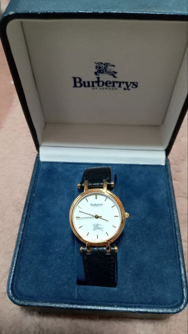 Burberrys 腕時計 アナログ ゴールド/ブラック