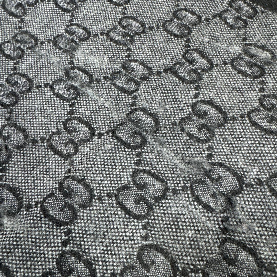 GUCCI グッチ GG柄 リバーシブル マフラー ストール ショール