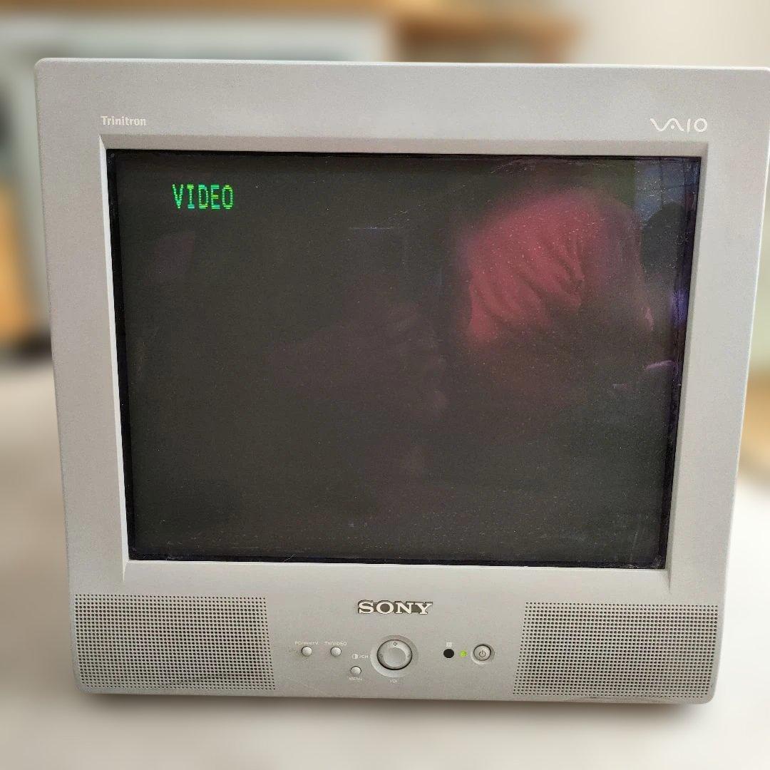 ジャンク品　ソニートリニトロンディスプレイ「HMD-H200」リモコン付