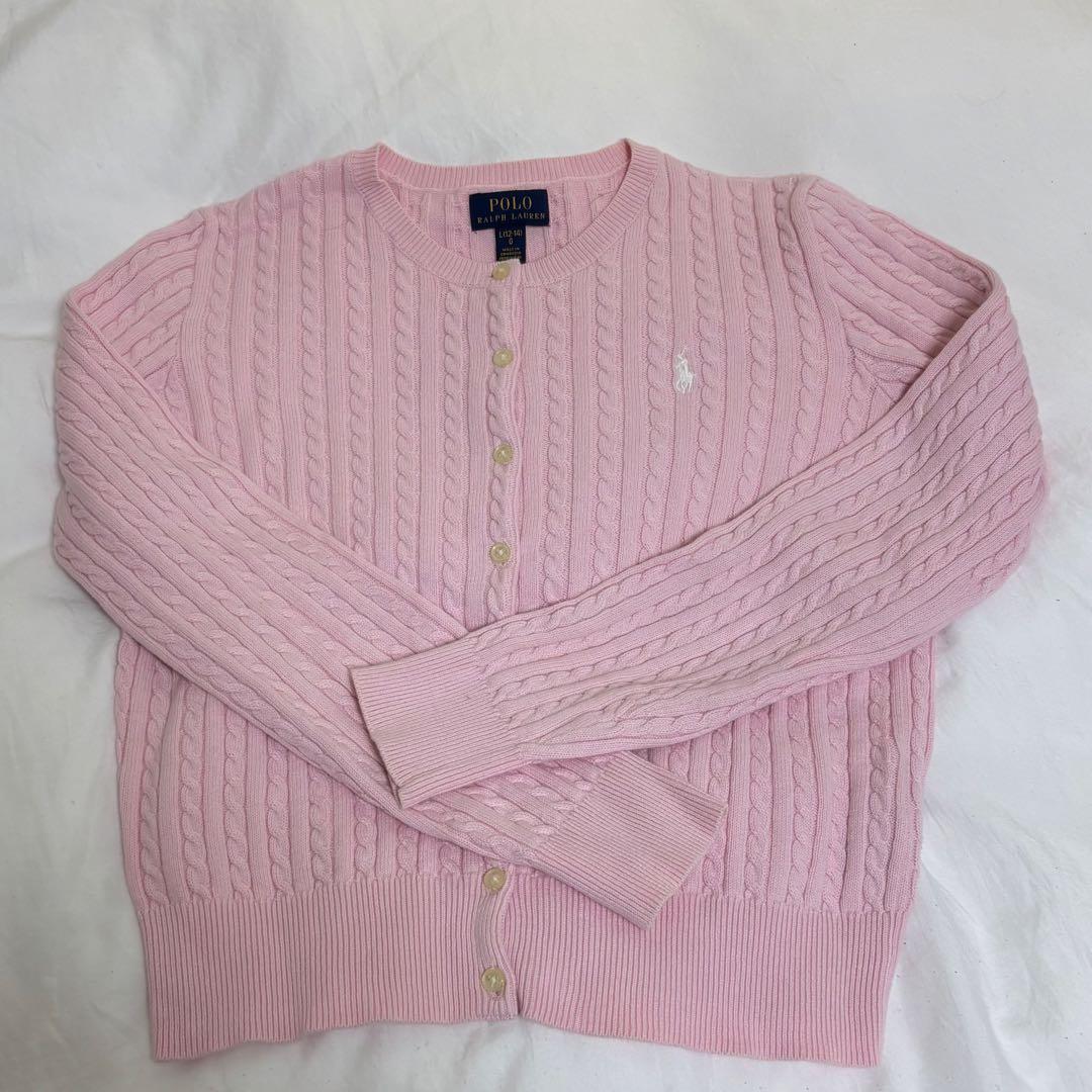 Polo Ralph Lauren ミニ ケーブル コットン カーディガン