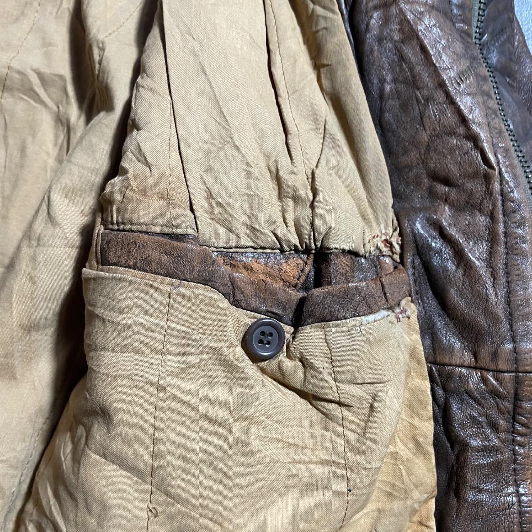 90s StJohn'sBay セントジョンズベイ A2 レザージャケット