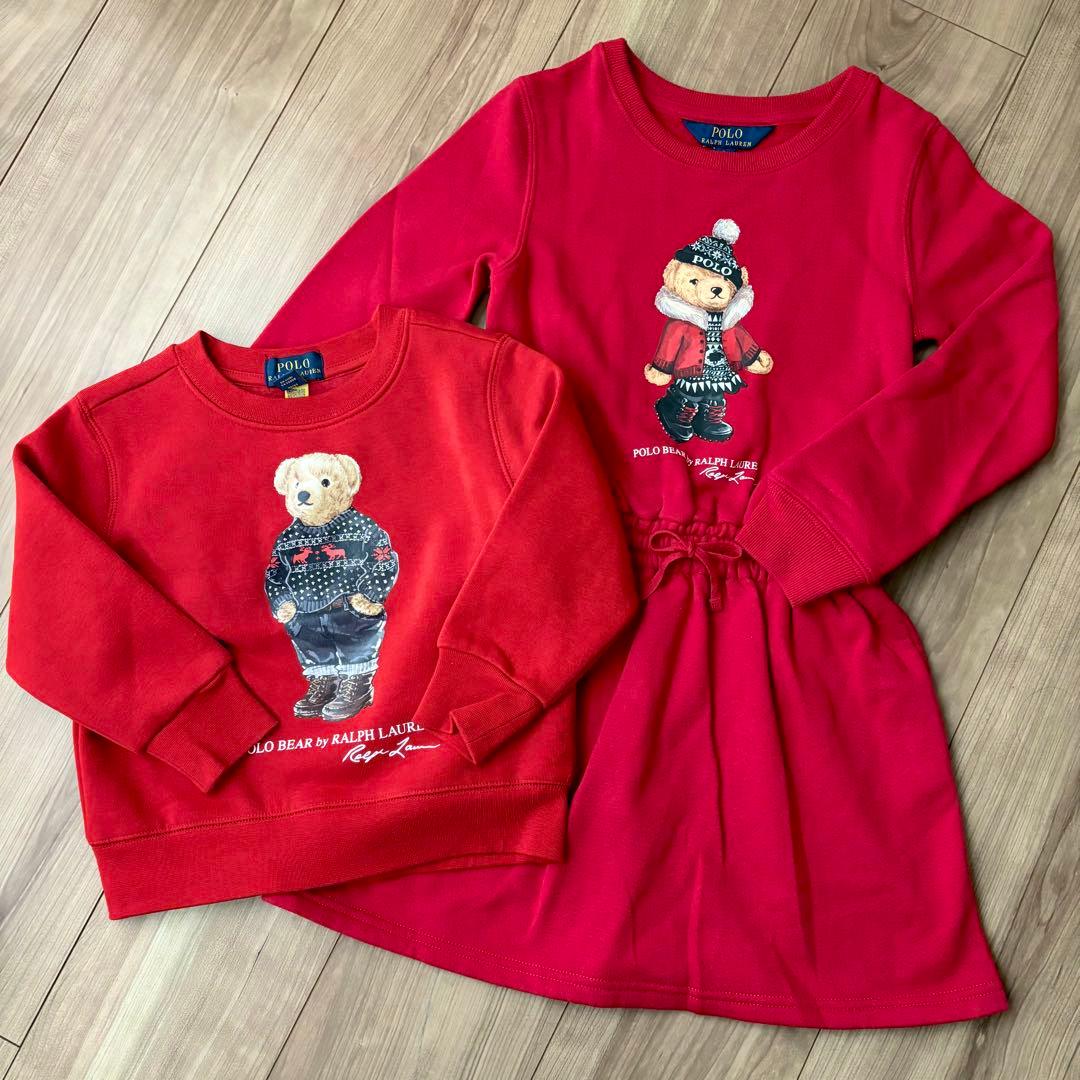 ラルフローレン　ワンピース　トレーナー　セット　姉弟　お揃い　120 90