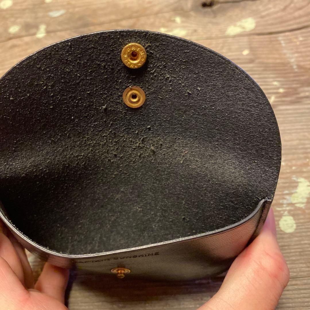 kaptain sunshine ブラック レザー ケース 財布