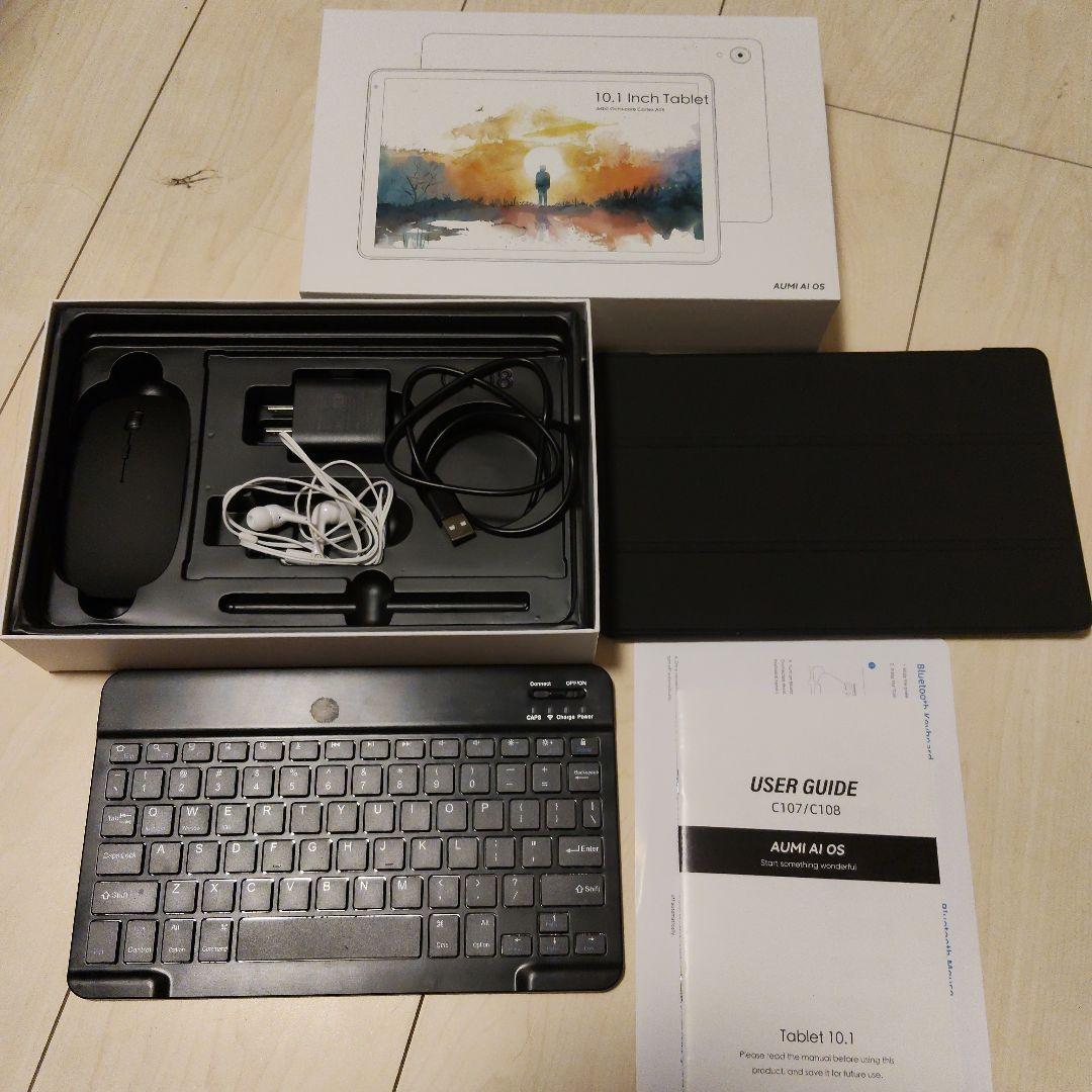 10.1インチタブレット 本体 + キーボード新品未使用