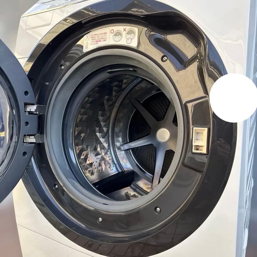 Panasonic ドラム式洗濯機 9kg/6kg 泡洗浄 クリスタルホワイト