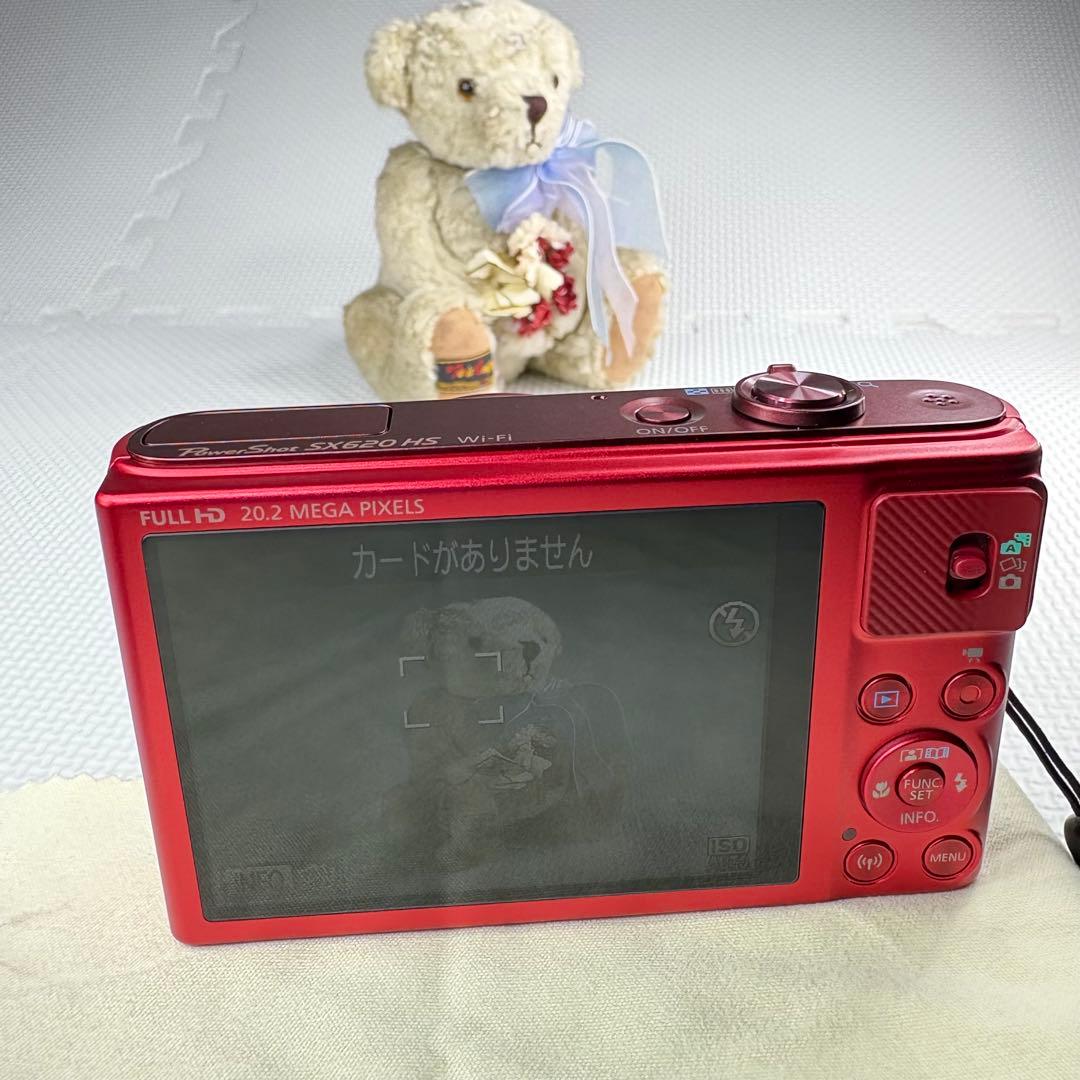 【新品級】Canon PowerShot SX620 HS レッド 25倍ズーム
