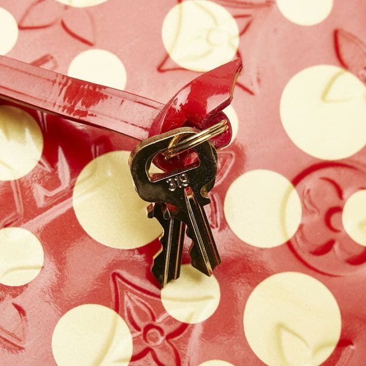 LOUIS VUITTON × 草間彌生ハンドバッグ エナメル ドット ヴィトン