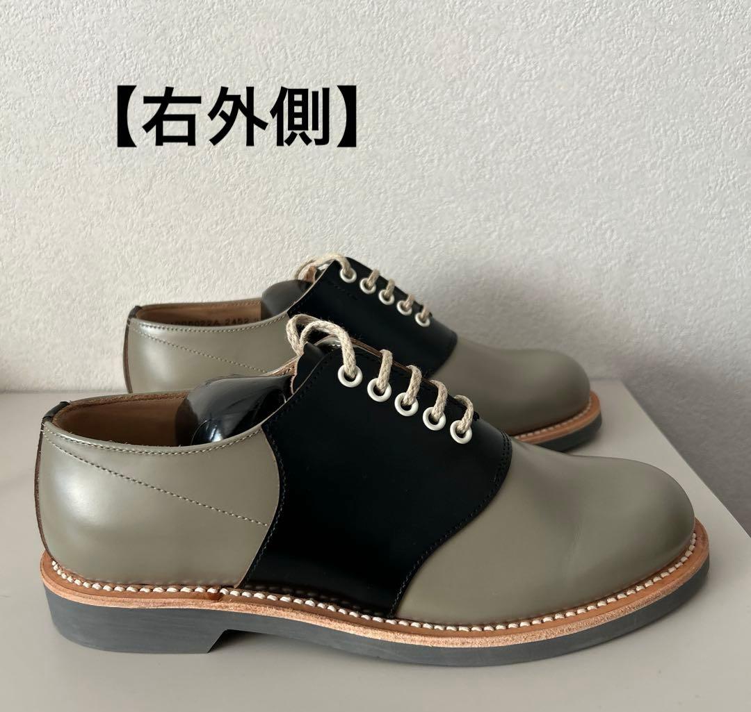 ★新品未使用、超美品★REGAL サドルシューズ(ブラックソーテル)