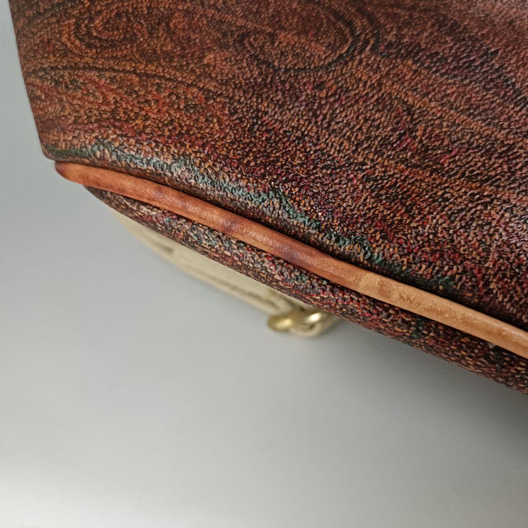 ETRO エトロ ペイズリー柄 2way ボストンバッグ（南京錠・ストラップ付）
