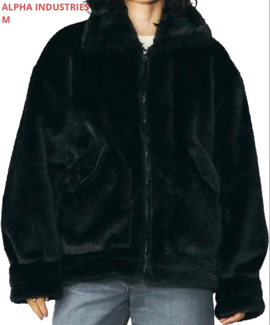 【新品】ALPHA INDUSTRIESミリタリージャケット M ブラック