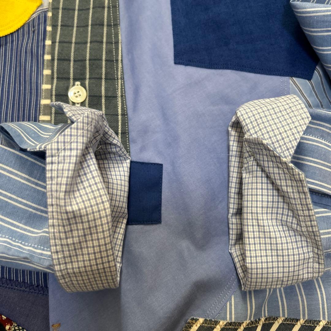 JUNYA WATANABE MANパッチワーク長袖シャツ M