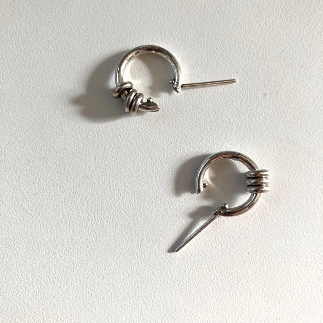 お客片耳ノーブランド　シルバー925 16mm ヤマト着用　登坂着