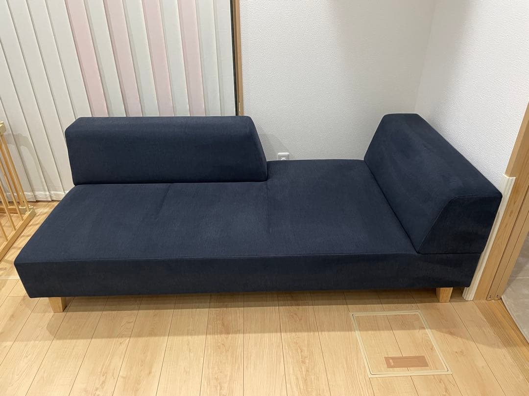 【値下げ交渉歓迎】フランネルソファ　PIVO 2.5人掛け