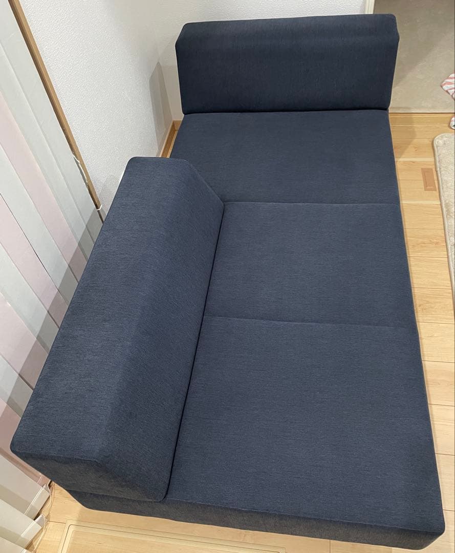 【値下げ交渉歓迎】フランネルソファ　PIVO 2.5人掛け