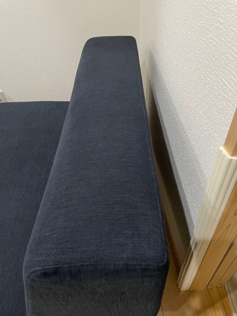 【値下げ交渉歓迎】フランネルソファ　PIVO 2.5人掛け