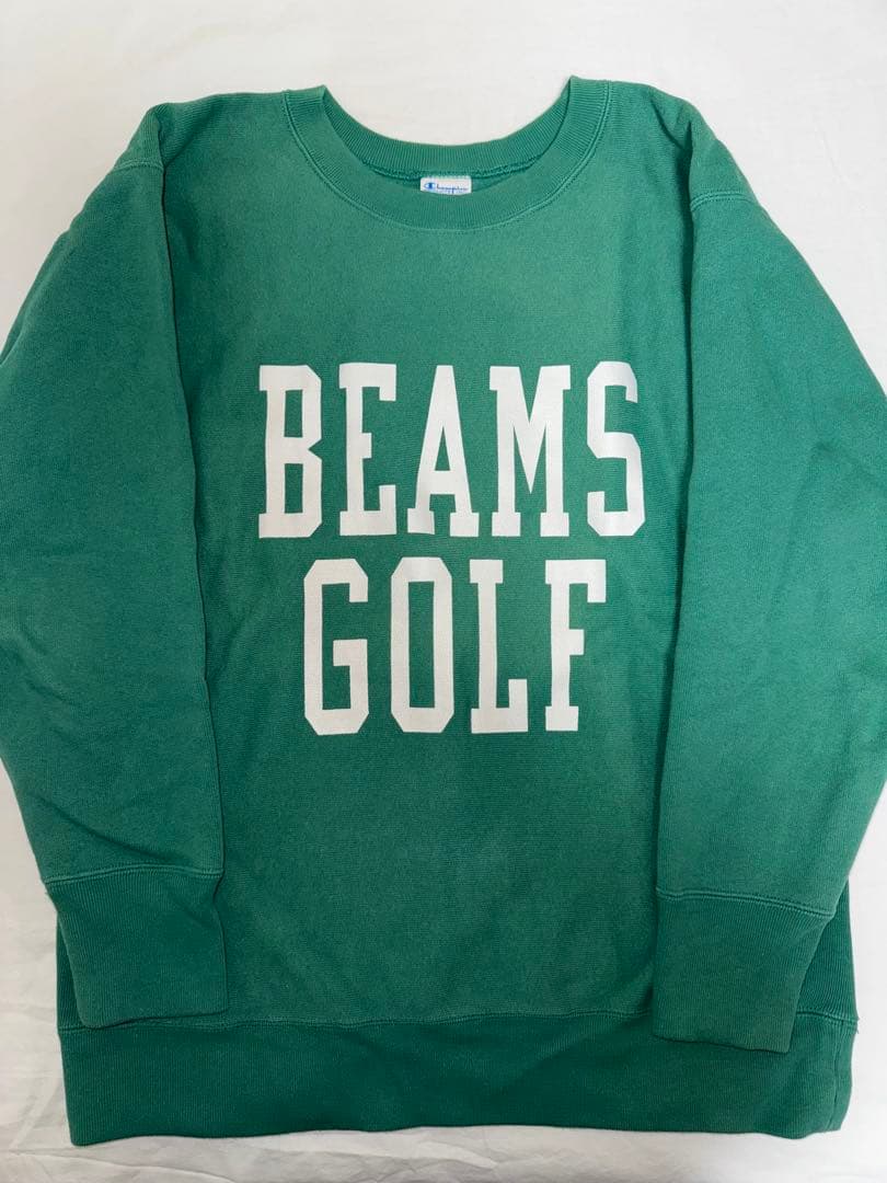 BEAMS GOLF スウェットシャツ グリーン