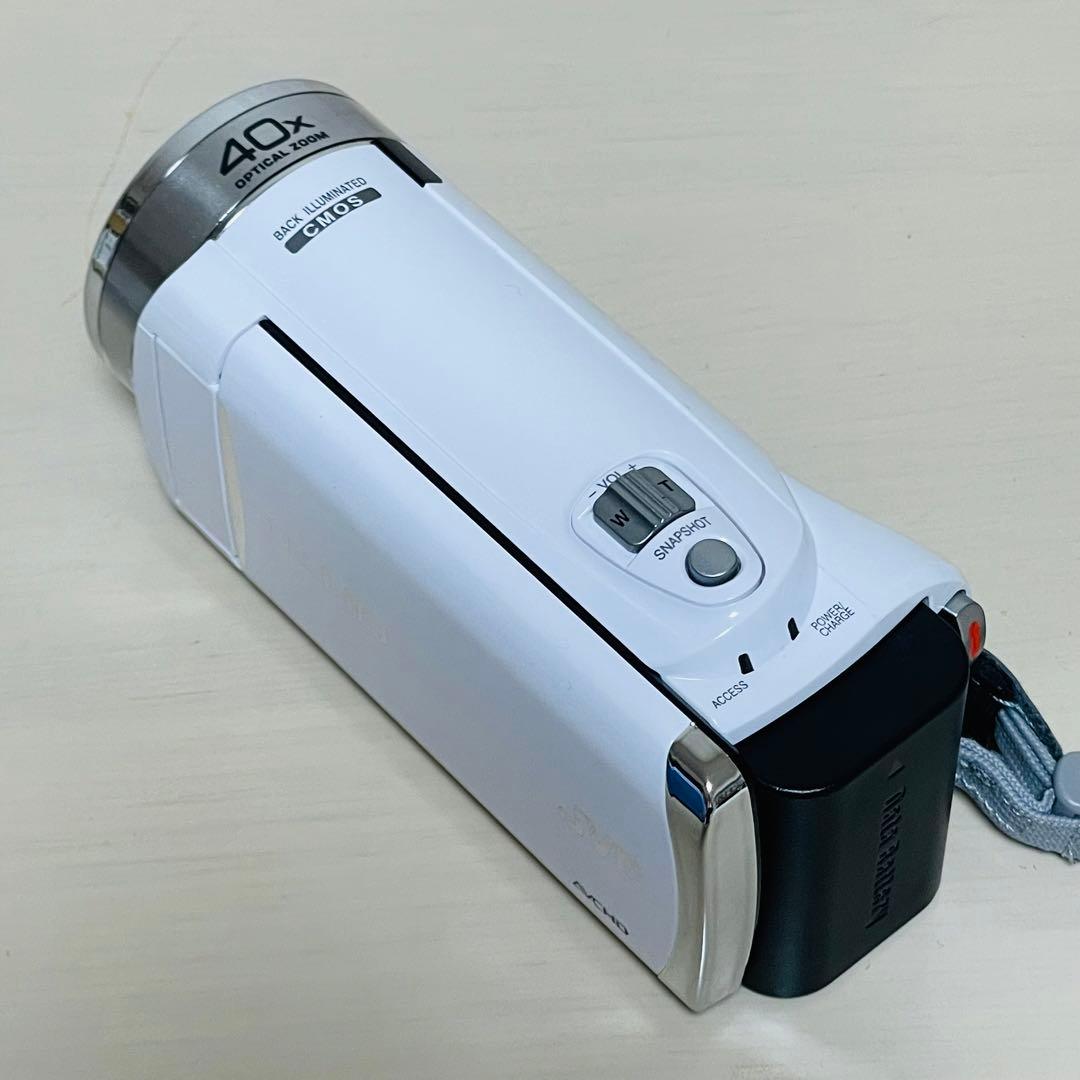 JVCケンウッド Everio GZ-E180 ビデオカメラ ホワイト