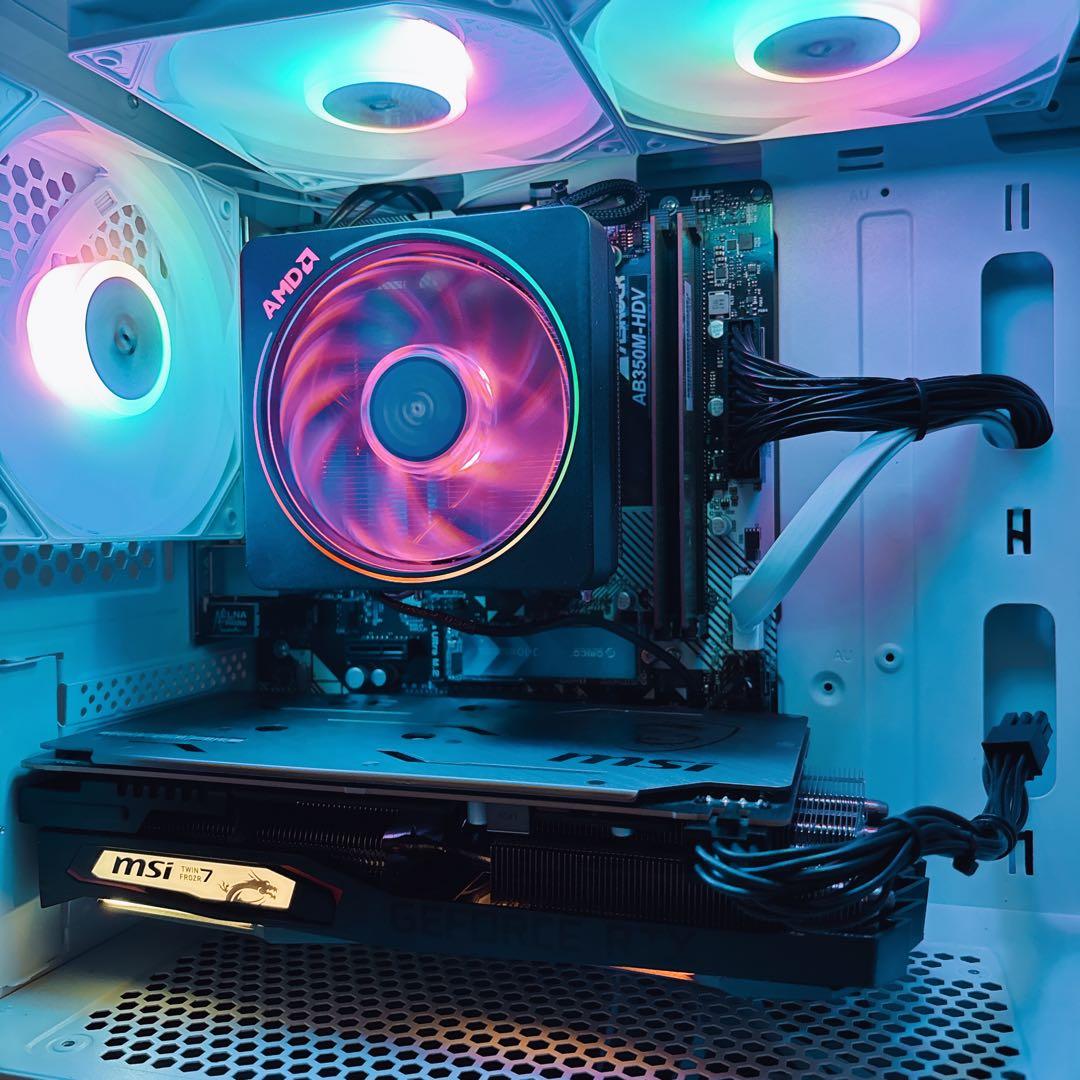 自作ゲーミングPC/Ryzen5 5500/16G/RTX2060