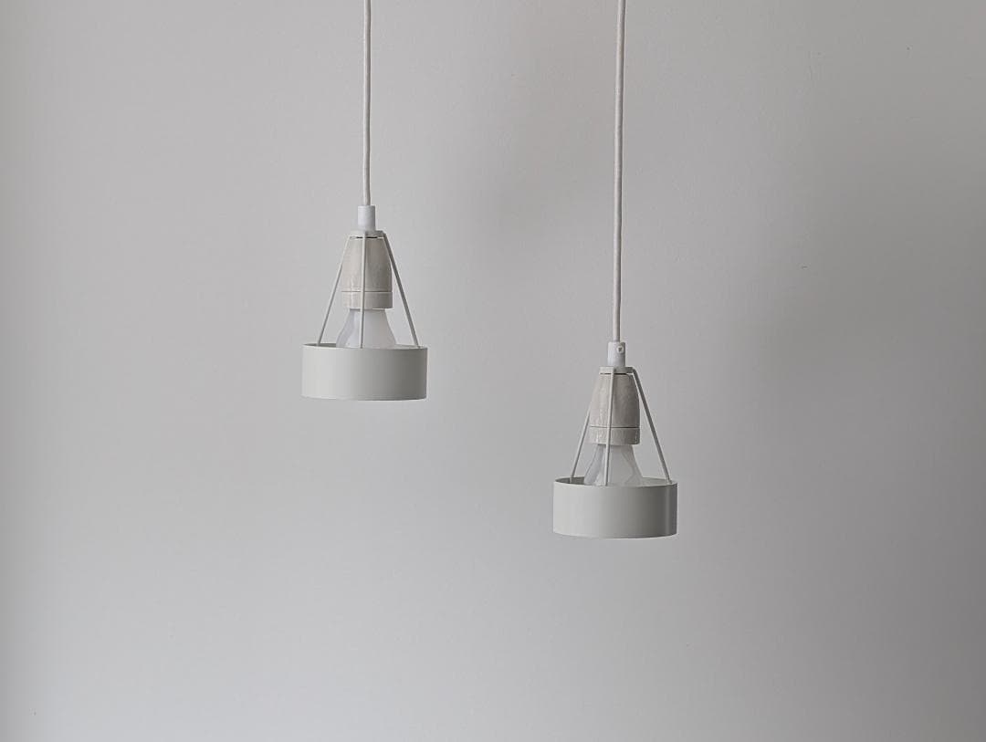 old ルイスポールセン パークフース ペンダントライト ２Pセット 白 美品