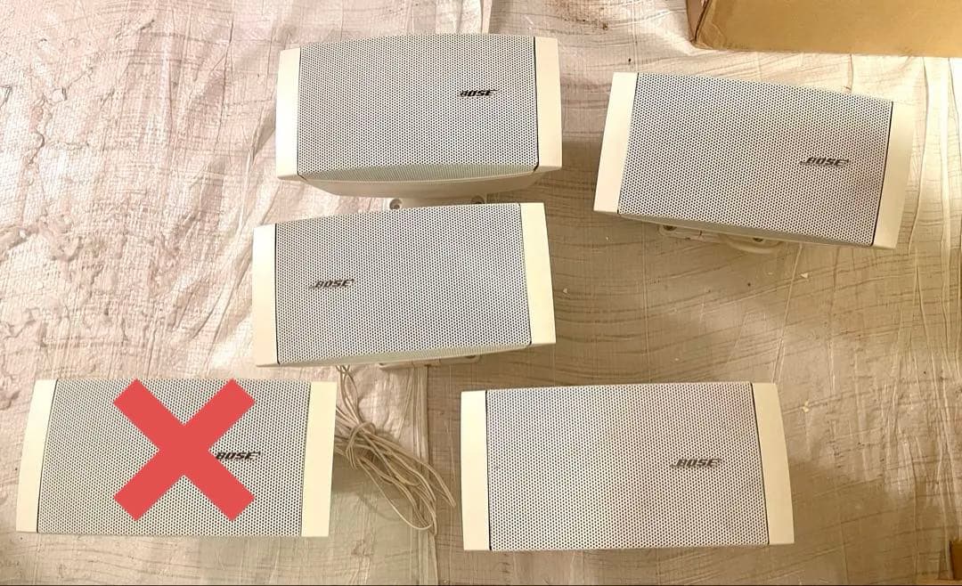 Bose 壁掛けスピーカー 4個セット ホワイト