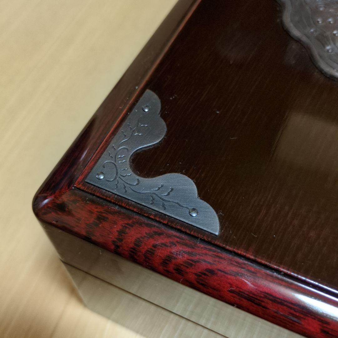 【美品】昭和レトロ 仙台箪笥 文箱 漆塗 書類収納 伝統工芸 国産 A4サイズ