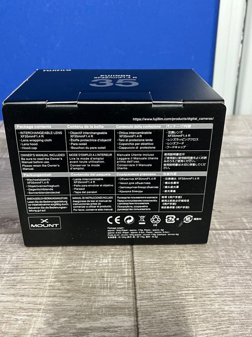 【美品】FUJIFILM XF35mmF1.4 R レンズ