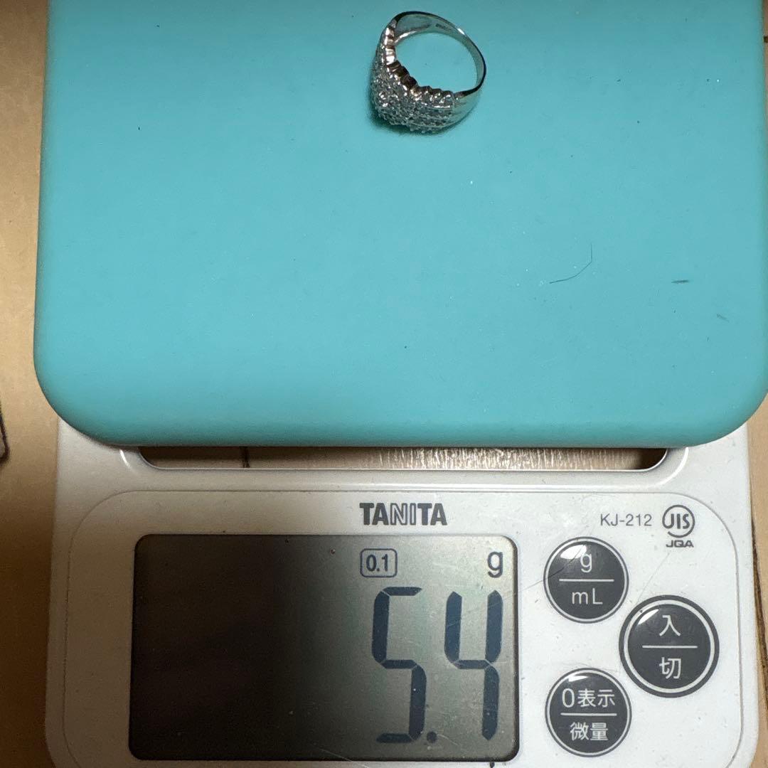 あいかぼち　pt900 1.00ctダイアモンドリング　11.5号