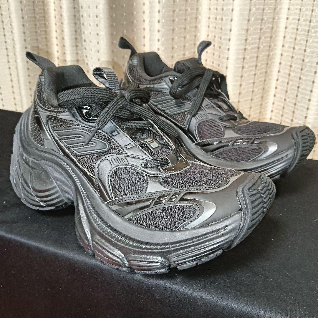 孫悟空さま、娜さまご依頼☆BALENCIAGA ☆１０XL厚底ブラックスニーカー