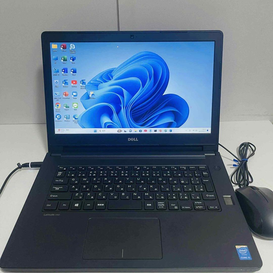 T401 Dellノートパソコンi5メモリ8G高速Windows11オフィス付き