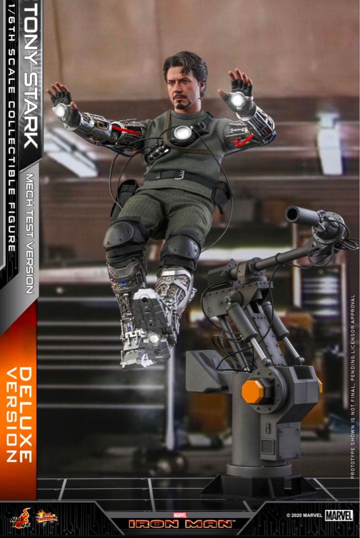【じゃくさ】ホットトイズ　トニー・スターク　メカテスト版2.0　デラックス