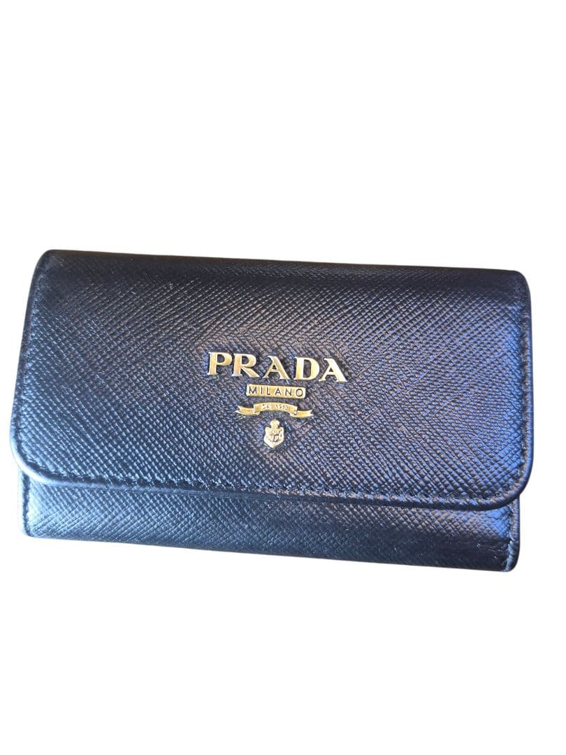 PRADA プラダキーケース ６連テスート　ブラック