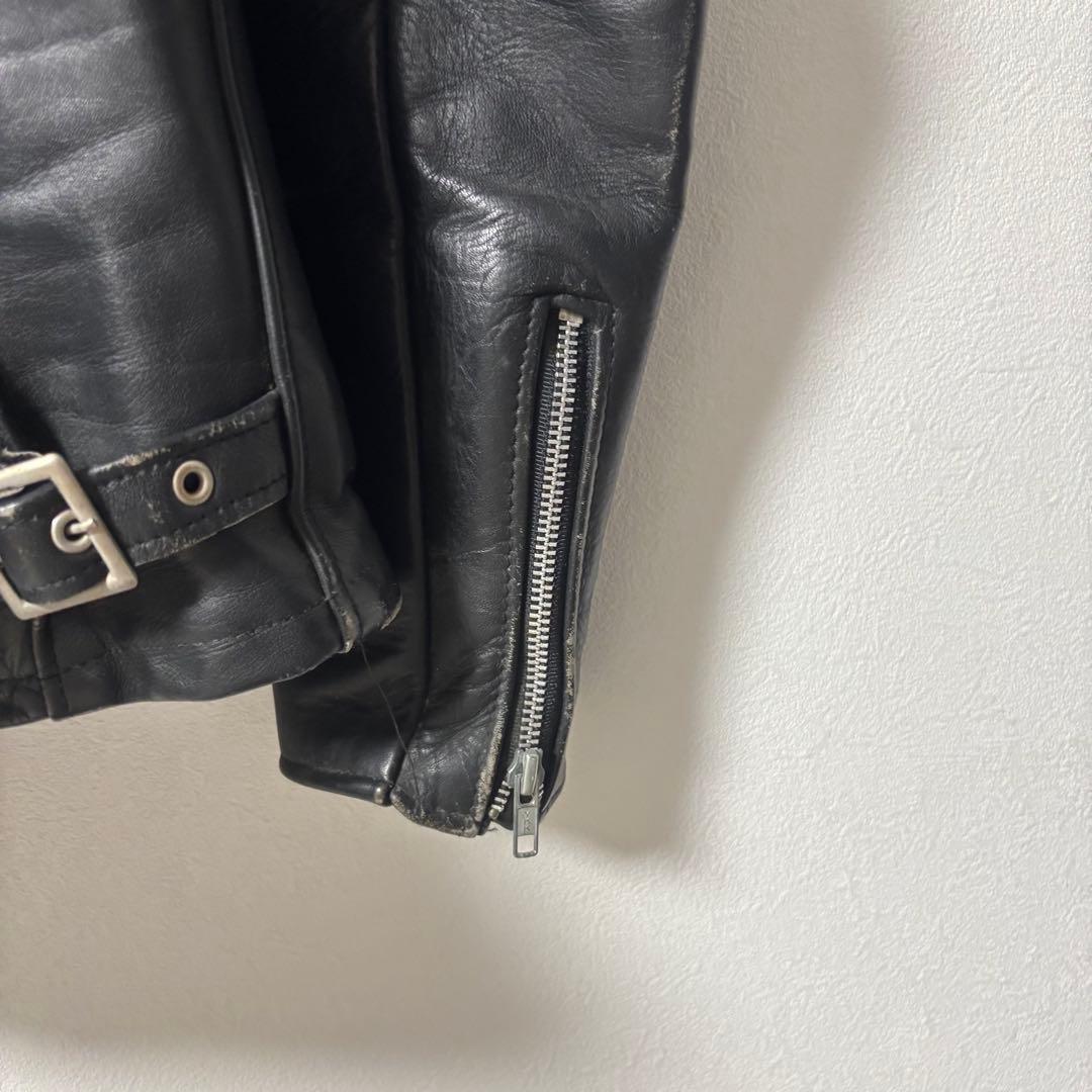 人気✨schott 641 レザージャケット　シングルライダース　本革　40 黒