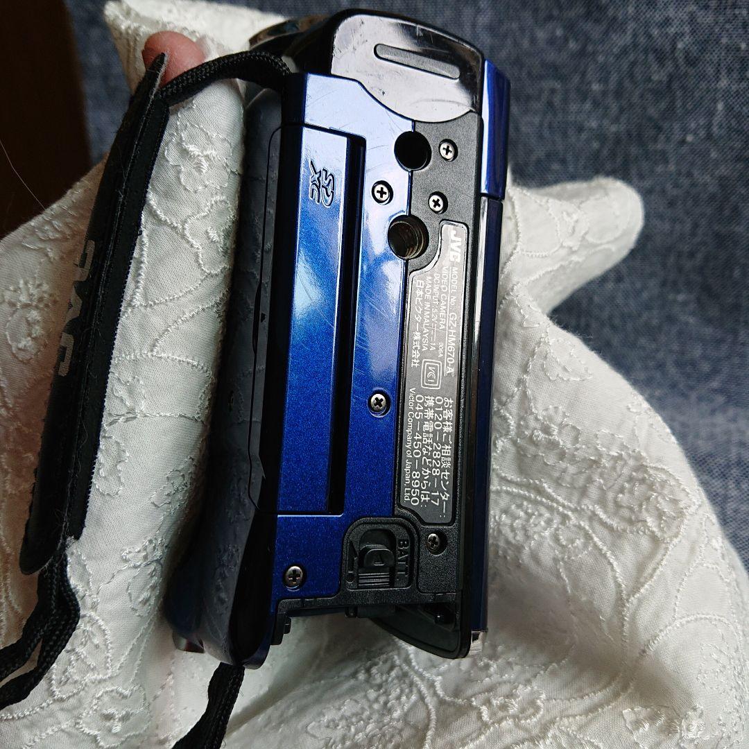 JVCビクター エブリオHD ビデオカメラ美品大容量バッテリー