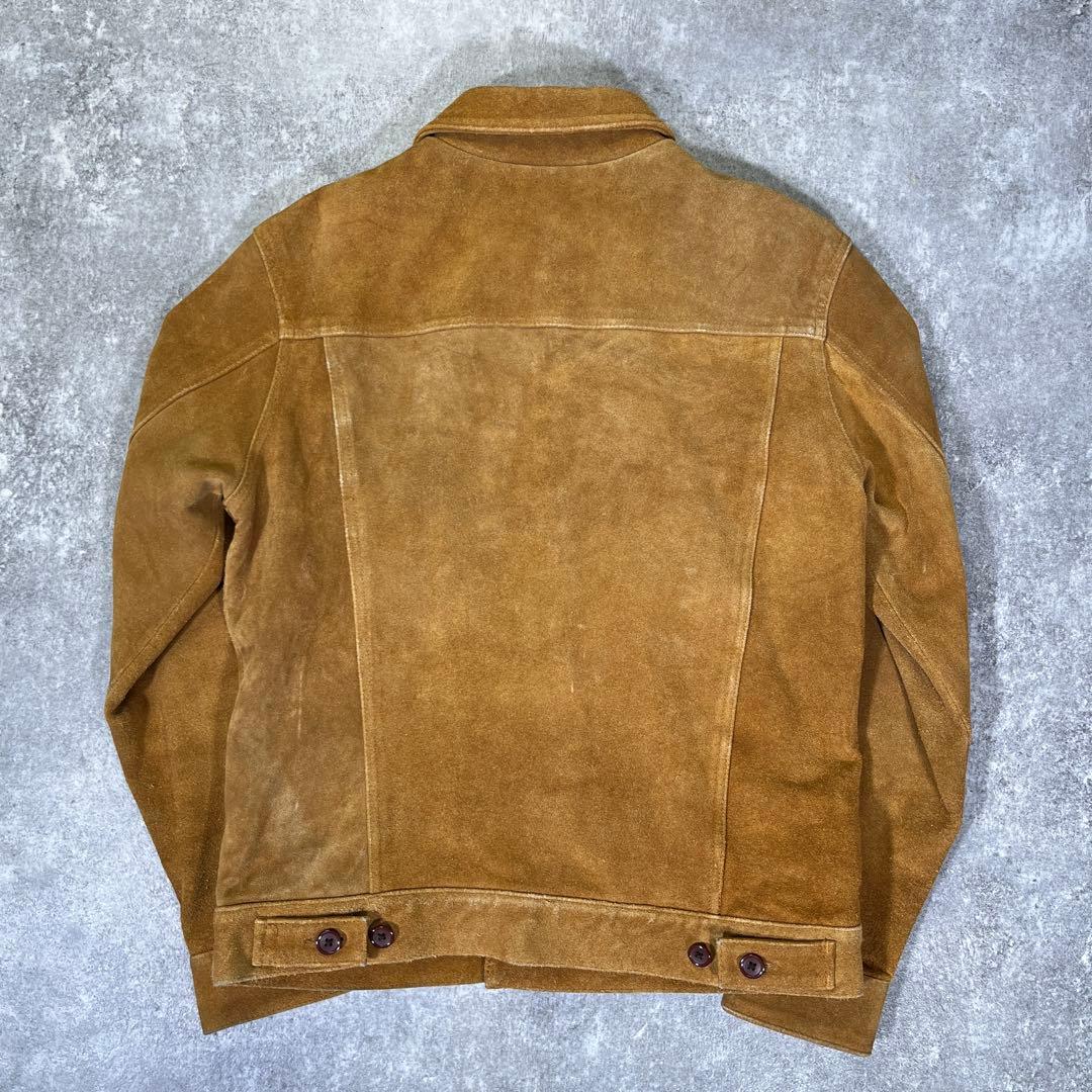 Collective スエード　トラッカージャケット　L　3rd Gジャン 牛革
