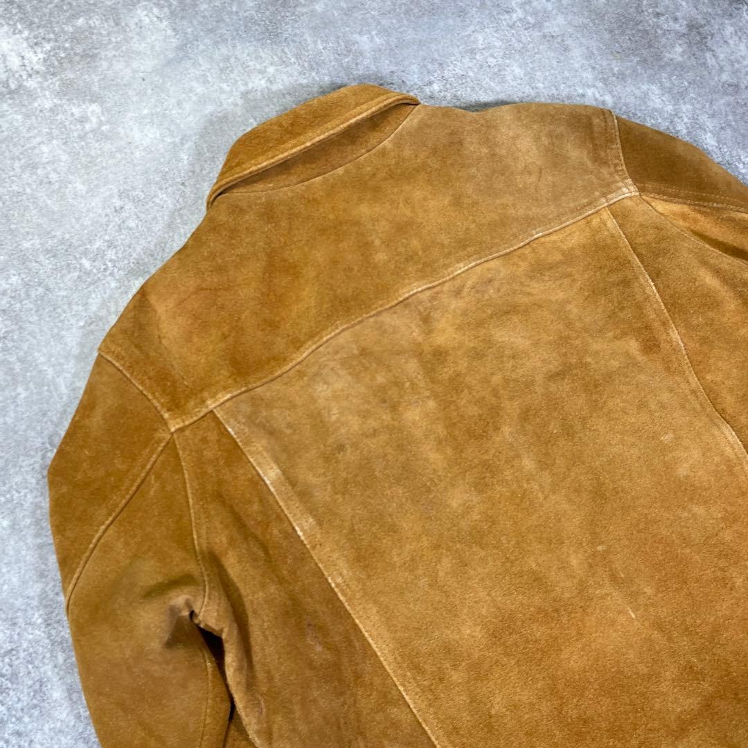 Collective スエード　トラッカージャケット　L　3rd Gジャン 牛革