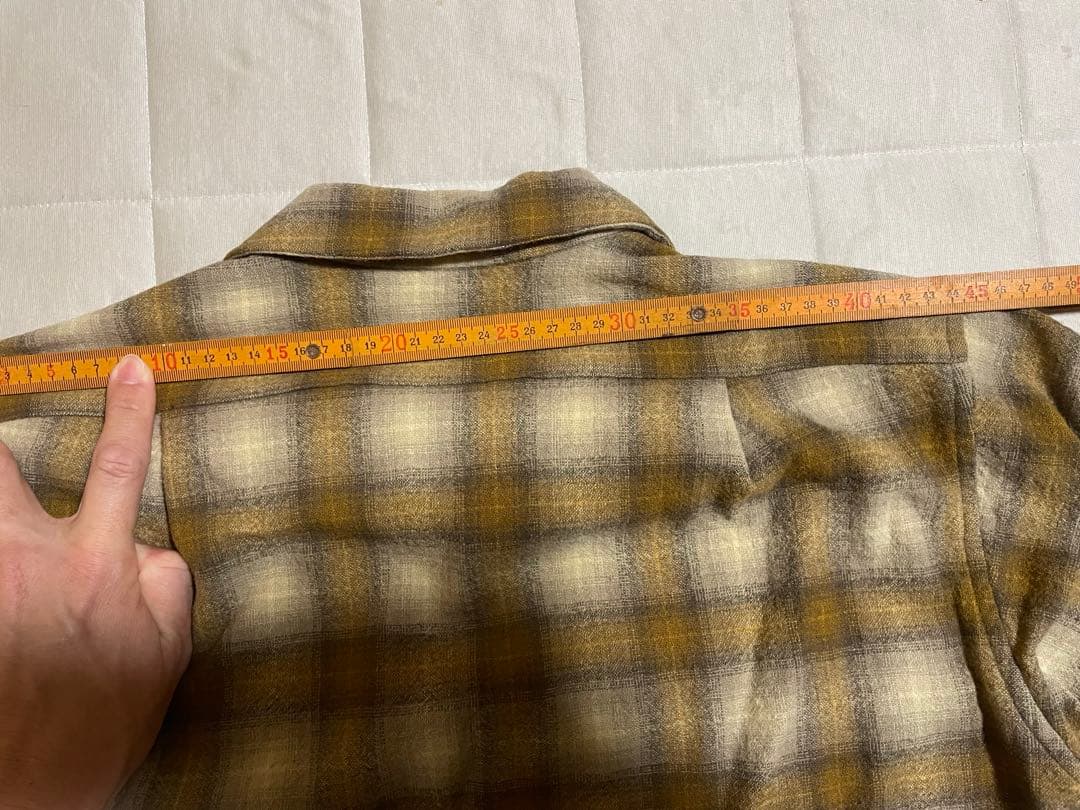 Pendleton オンブレー　60's ボードシャツ　ブラウン系　美品　シャド