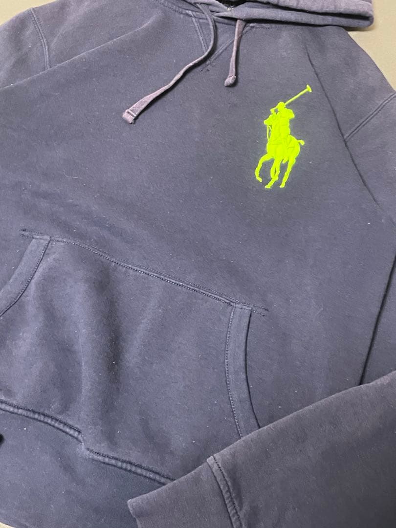 Polo Ralph Lauren ネイビーパーカー　ビックポニー　刺繍