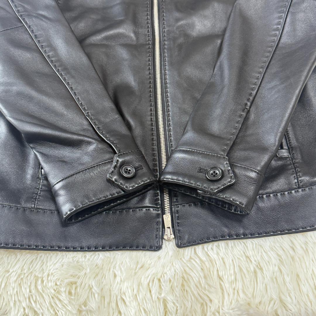 Katsuo Ohnuki様✨メンズビギ シングルライダース レザージャケット